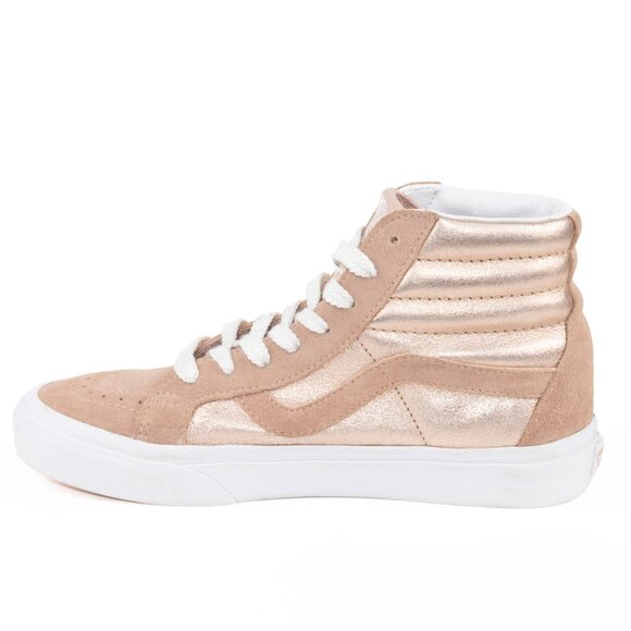 Vans Sk8-Hi Reissue 2-Tone Metallic Rose Gold Women’s 8.5 NWOB - Picture 13 of 13